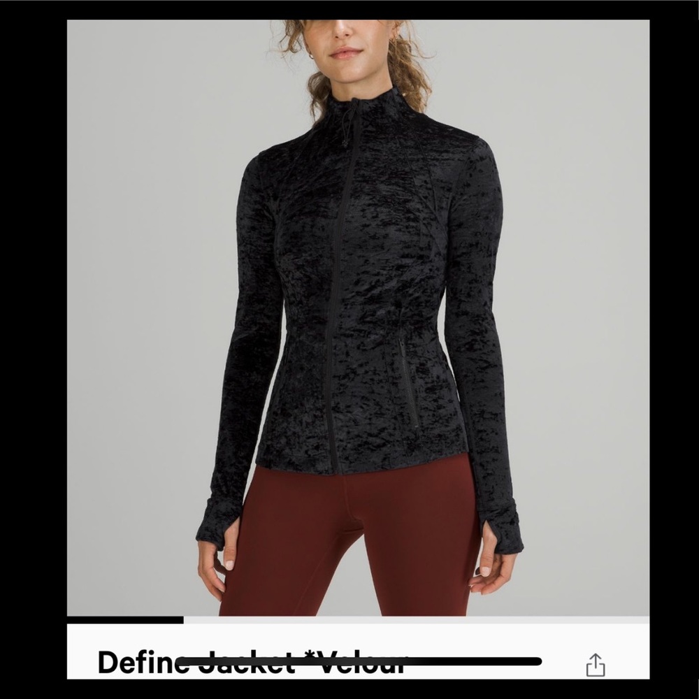 Lululemon, NWT, Define Velour jacket. Sz 14.